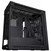 PC korpusas ASUS ProArt PA602 Midi Tower Juodas — ATX/EATX, grūdintas stiklas, 2x200mm priekiniai ventiliatoriai, 360mm viršutinis radiatorius, GPU iki 450mm