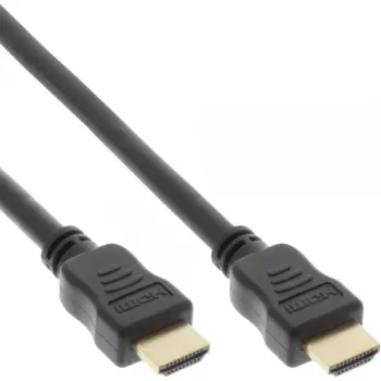 InLine High Speed HDMI laidas su Ethernet Premium 4K2K kištukas / kištukas juodas 3 m