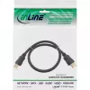 InLine High Speed HDMI laidas su Ethernet Premium 4K2K kištukas / kištukas juodas 3 m