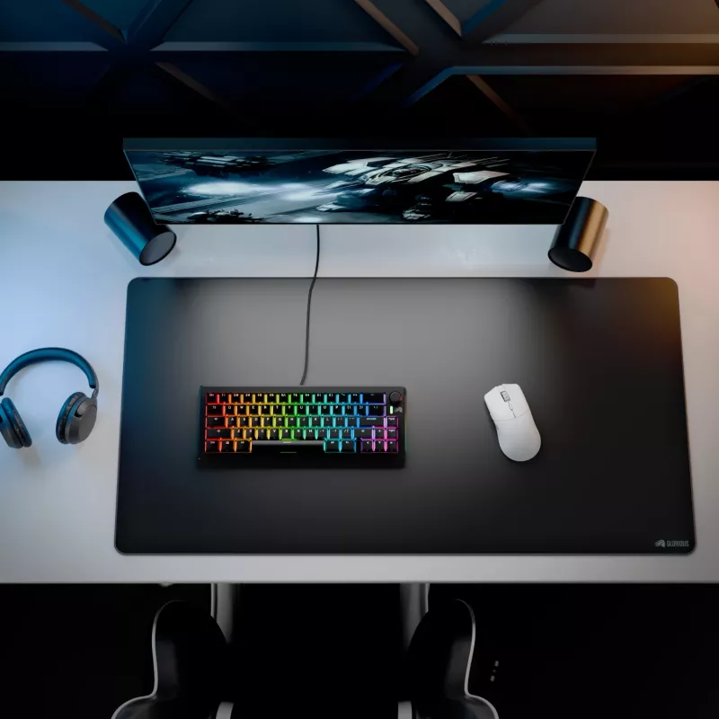 Pelės kilimėlis Glorious Gaming Glorious Mouse Pad 2 XXL susiūtas juodas