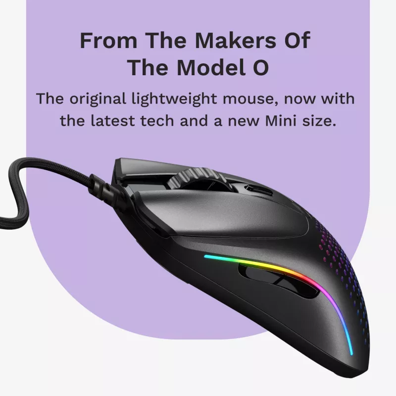 Gaming pelė Glorious Gaming Model O 2 Mini RGB Juoda