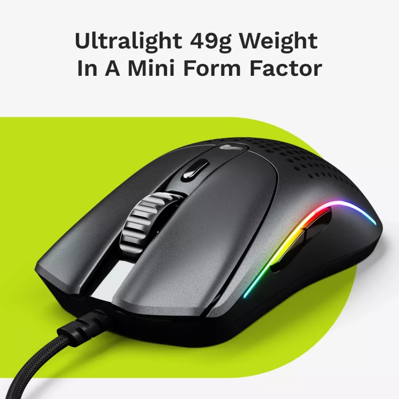 Gaming pelė Glorious Gaming Model O 2 Mini RGB Juoda
