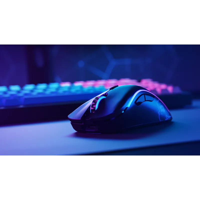 Glorious Gaming Glorious Model D Wireless - Matte Black, dešinės rankos, belaidis RF, 19000 DPI, juoda