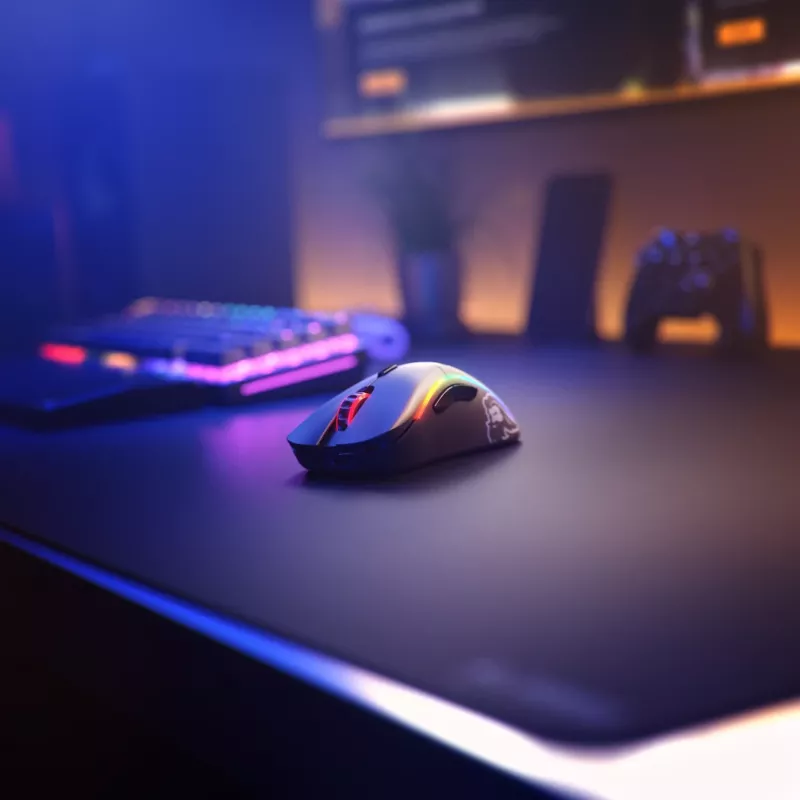 Glorious Gaming Glorious Model D Wireless - Matte Black, dešinės rankos, belaidis RF, 19000 DPI, juoda