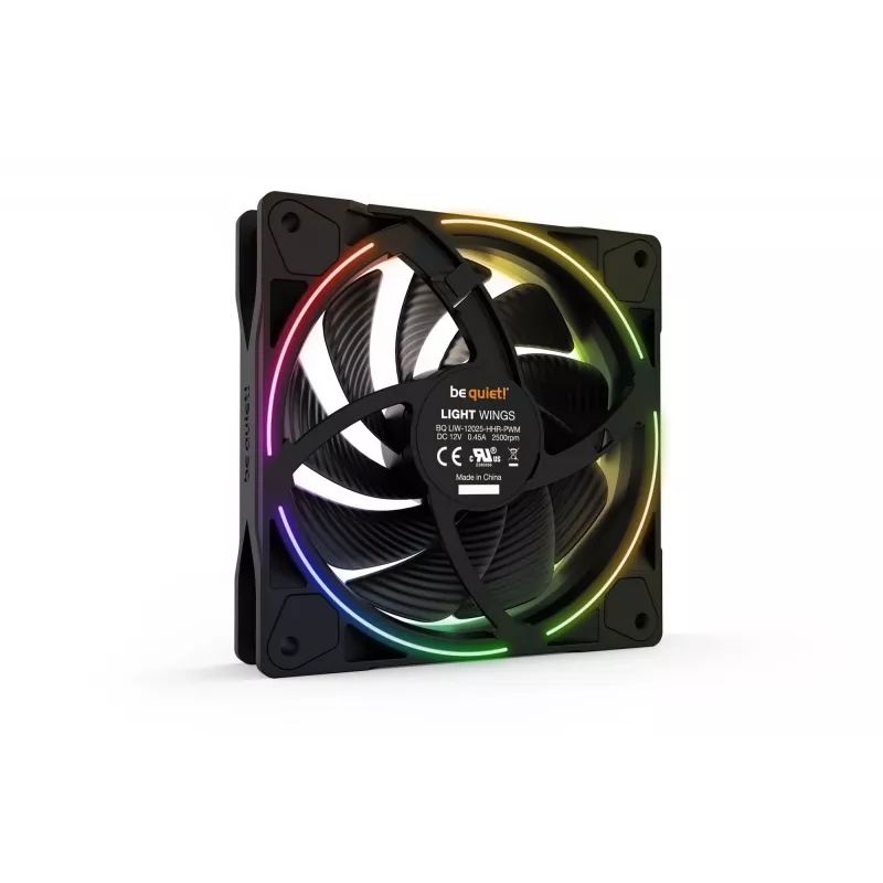 be quiet! Light Wings 120mm ARGB PWM High Speed ventiliatorius juodas