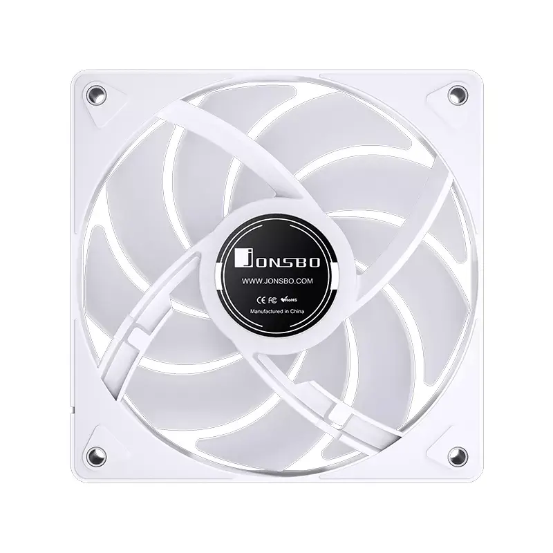 Ventiliatorius Jonsbo CR-3000 ARGB White 12 cm 600-1500 RPM hidraulinis