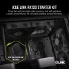CORSAIR iCUE LINK RX120 120mm ventiliatoriaus rinkinys (3 vnt.)