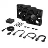 CORSAIR iCUE LINK RX120 120mm ventiliatoriaus rinkinys (3 vnt.)