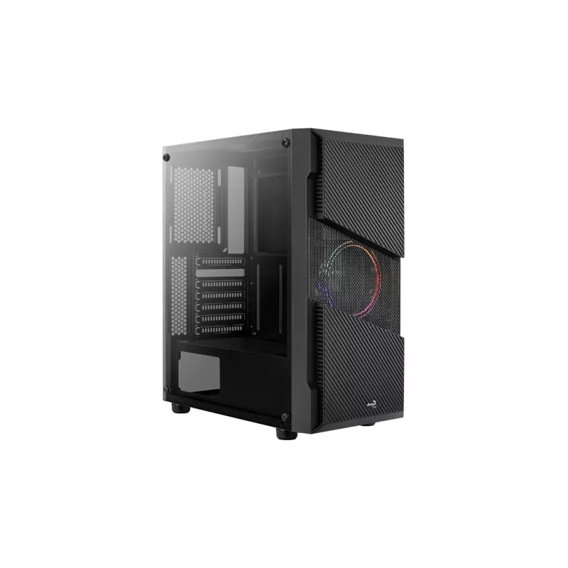 Aerocool Menace Saturn FRGB Midi Tower Juodas