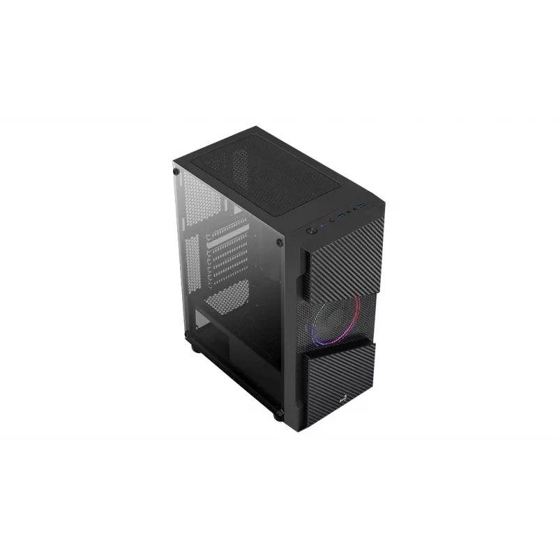 Aerocool Menace Saturn FRGB Midi Tower Juodas