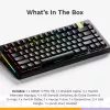Mechaninė žaidimų klaviatūra GLORIOUS GMMK 3 PRO HE 75% Wireless RF + Bluetooth, RGB, US QWERTY, juoda