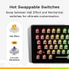 Mechaninė žaidimų klaviatūra GLORIOUS GMMK 3 PRO HE 75% Wireless RF + Bluetooth, RGB, US QWERTY, juoda