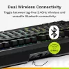 Mechaninė žaidimų klaviatūra GLORIOUS GMMK 3 PRO HE 75% Wireless RF + Bluetooth, RGB, US QWERTY, juoda
