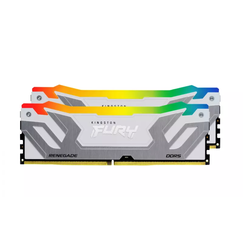 Kingston FURY 48GB 8400MT/s DDR5 CL40 CUDIMM (2x24GB) Renegade RGB White XMP