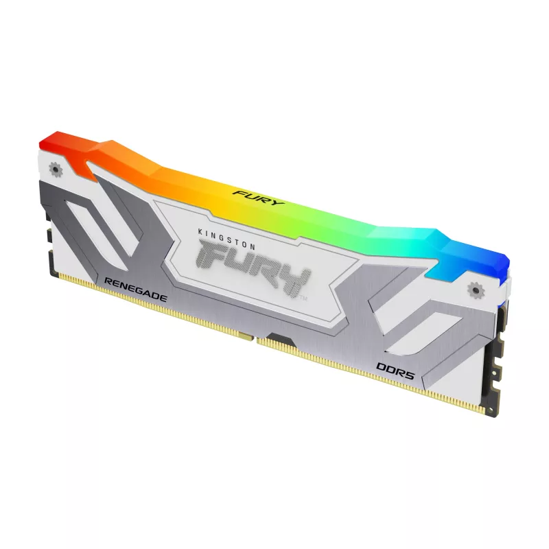 Kingston FURY 48GB 8400MT/s DDR5 CL40 CUDIMM (2x24GB) Renegade RGB White XMP