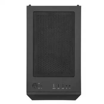 Korpusas SilverStone FARA H1M Micro Tower, juodas
