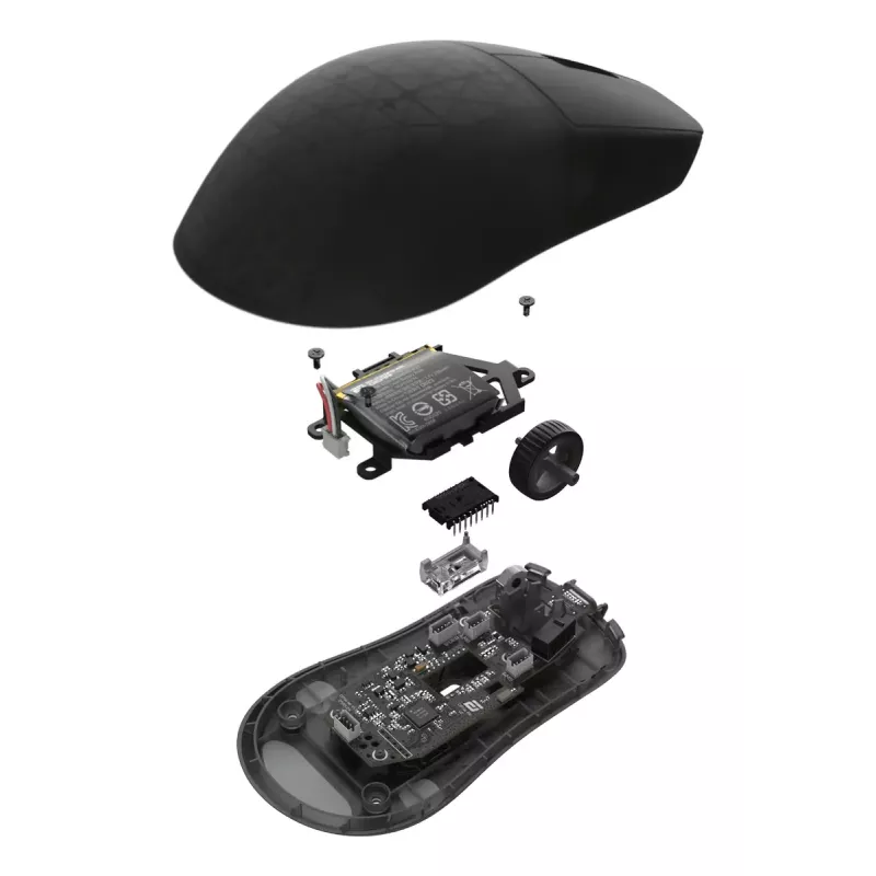 Endgame Gear OP1w 4k v2 belaidė žaidimų pelė, 4000 Hz, Dark Frost