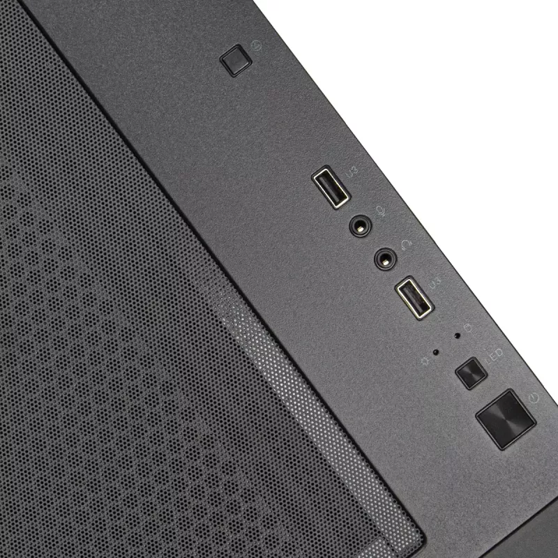 Korpusas SilverStone FARA 312Z Midi Tower juodas