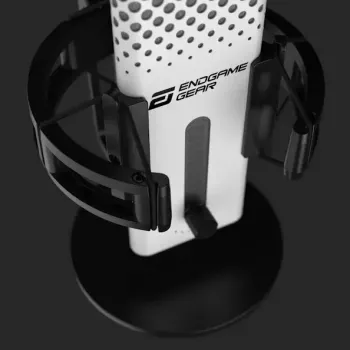 Mikrofonas PC Endgame Gear XSTRM – laidinis USB, jautrumas -36 dB, 20–20000 Hz, jutikliniai valdikliai, 2 m laidas, juoda/balta