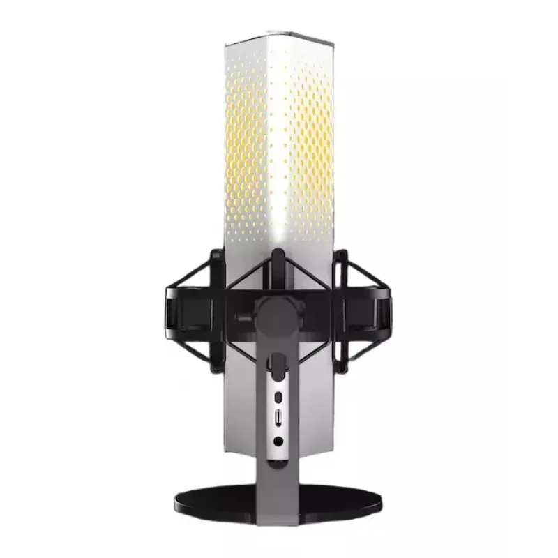 Mikrofonas PC Endgame Gear XSTRM – laidinis USB, jautrumas -36 dB, 20–20000 Hz, jutikliniai valdikliai, 2 m laidas, juoda/balta