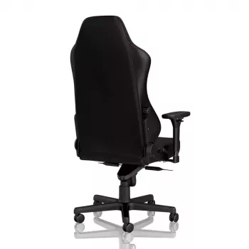 Gaming kėdė noblechairs Hero PU Leather – oro pripūsta sėdynė, paminkštintas atlošas, juoda, 137 cm aukštis, 150 kg talpa