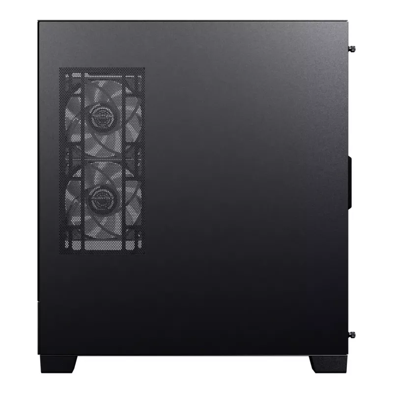 PC korpusas Phanteks XT View Tower Black — Midi-Tower, grūdintas stiklas, RGB, palaiko ATX/EATX/Micro-ATX/Mini-ITX, GPU iki 41,5 cm, CPU aušintuvas 184 mm