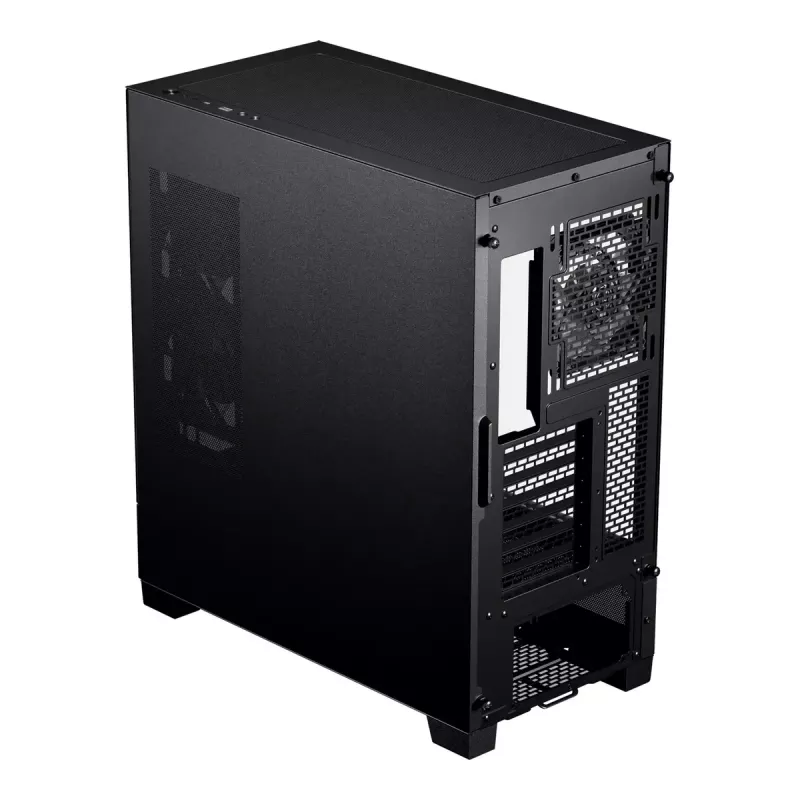 PC korpusas Phanteks XT View Tower Black — Midi-Tower, grūdintas stiklas, RGB, palaiko ATX/EATX/Micro-ATX/Mini-ITX, GPU iki 41,5 cm, CPU aušintuvas 184 mm