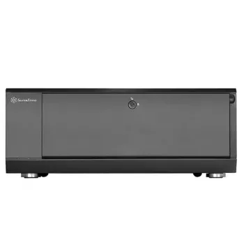 Korpusas SilverStone GD10 HTPC juodas