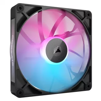Ventiliatorius Corsair iCUE LINK RX140 RGB 14 cm Juodas 300-1700 RPM Magnetinis guolis