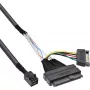 InLine U.2 jungiamasis kabelis, SSD su U.2 (SFF-8639) į SFF-8643 + maitinimas, 0,5 m