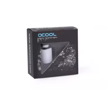 Žarnos jungtis Alphacool 17568 balta 1/4 colio sriegis 20 mm gylis