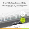 Mechaninė klaviatūra GLORIOUS GMMK 3 PRO 75% Prebuilt Wireless, USB + RF + Bluetooth, QWERTY, sidabrinė