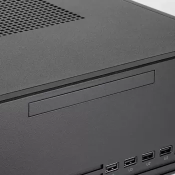 Korpusas SilverStone MILO 11 SST-ML11B plonas Micro-ATX stalinis