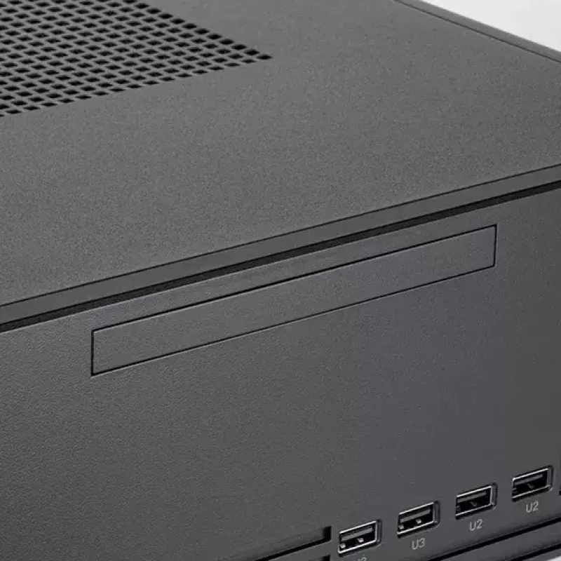 Korpusas SilverStone MILO 11 SST-ML11B plonas Micro-ATX stalinis