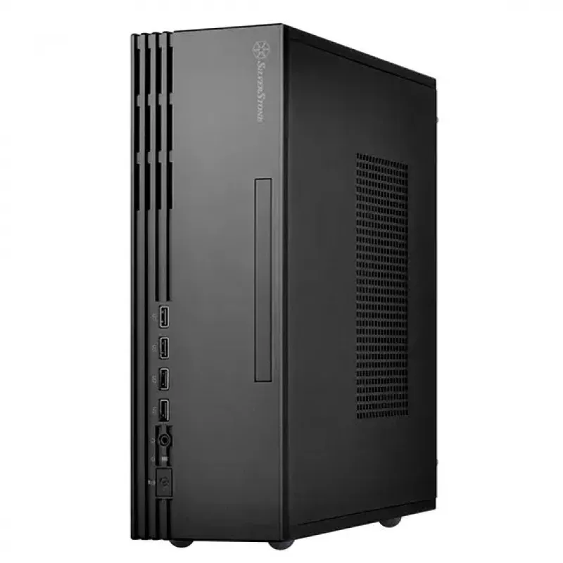 Korpusas SilverStone MILO 11 SST-ML11B plonas Micro-ATX stalinis