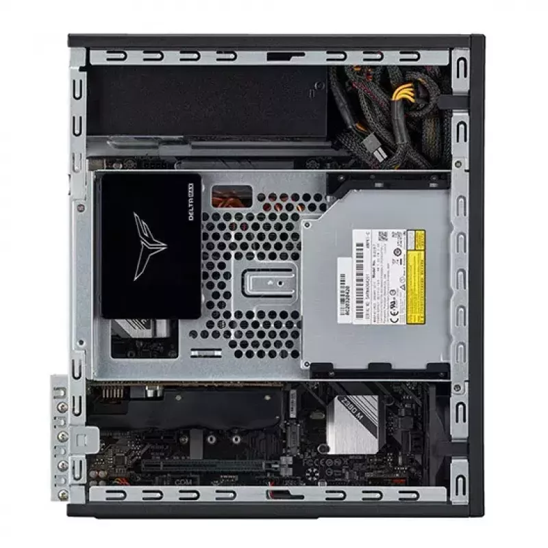 Korpusas SilverStone MILO 11 SST-ML11B plonas Micro-ATX stalinis