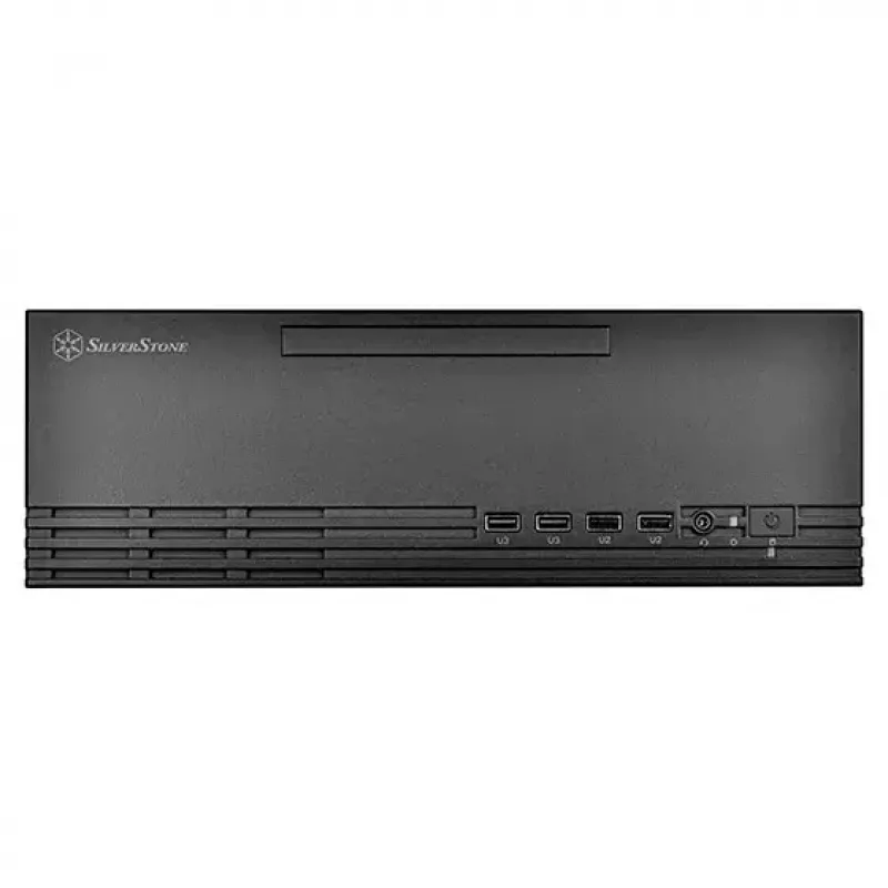 Korpusas SilverStone MILO 11 SST-ML11B plonas Micro-ATX stalinis