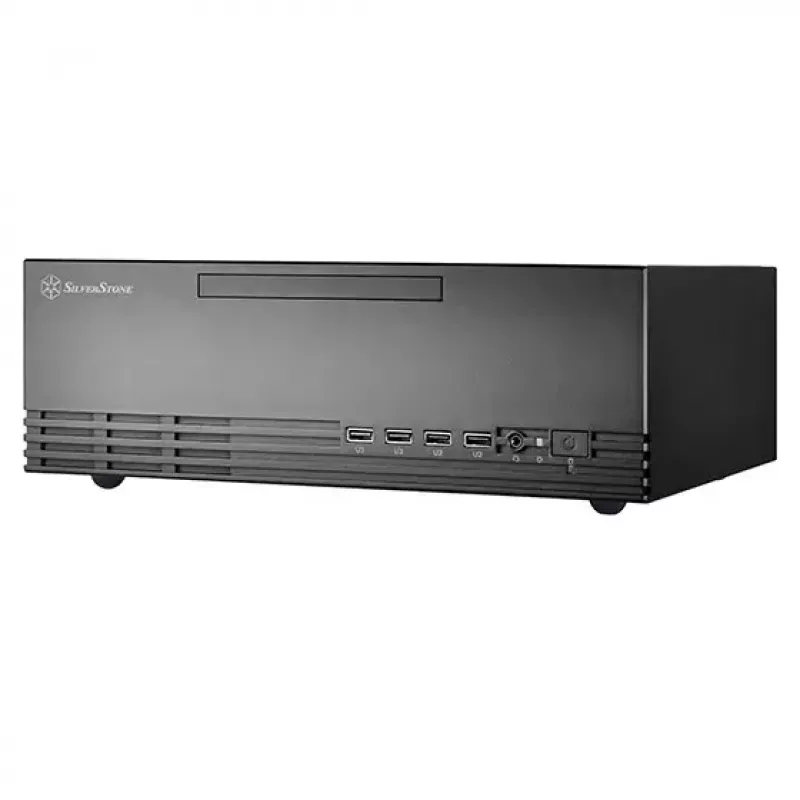 Korpusas SilverStone MILO 11 SST-ML11B plonas Micro-ATX stalinis