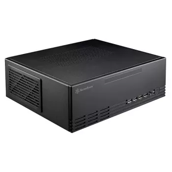 Korpusas SilverStone MILO 11 SST-ML11B plonas Micro-ATX stalinis