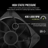 Ventiliatorius Corsair RS140 MAX 140 mm 30 mm 1600 RPM 2 vnt. Juodas
