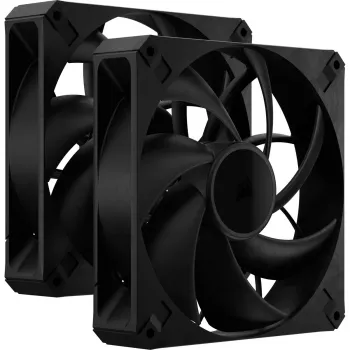 Ventiliatorius Corsair RS140 MAX 140 mm 30 mm 1600 RPM 2 vnt. Juodas