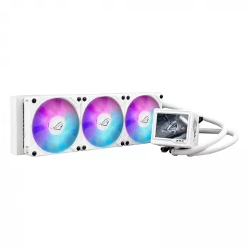 ASUS ROG RYUJIN III 360 ARGB EXTREME WHT procesoriaus vandens aušintuvas 360 mm 3x120 mm baltas