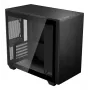 Korpusas Aerocool Stormfront Mini Mini Tower Juodas ATX Šoninis PSU 120mm Ventiliatoriai