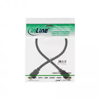 InLine High Speed HDMI laidas su Ethernet, M/M, juodas, auksuoti kontaktai, 5m