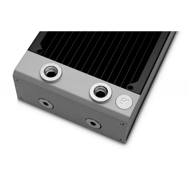 Radiatorius EK Water Blocks Žalvaris Varis Nerūdijantis Plienas Juodas 130x300x44mm