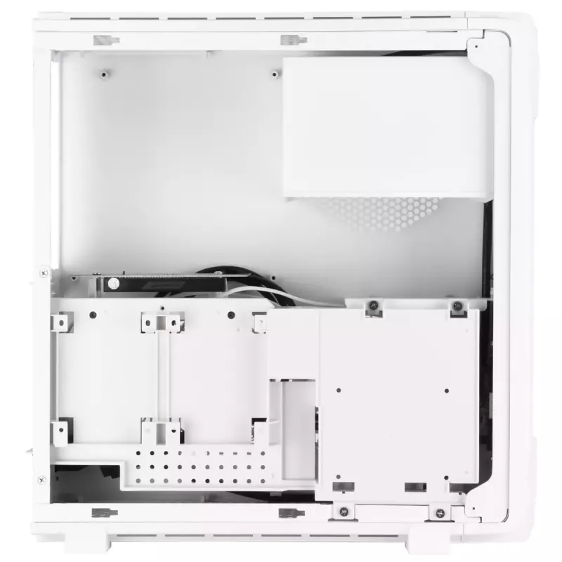 Korpusas SilverStone RVZ03-ARGB Desktop White