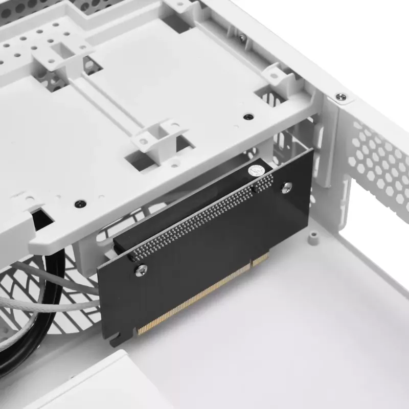 Korpusas SilverStone RVZ03-ARGB Desktop White