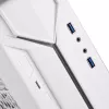 Korpusas SilverStone RVZ03-ARGB Desktop White