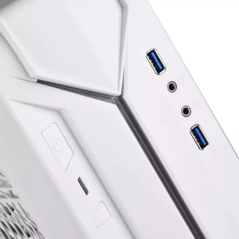 Korpusas SilverStone RVZ03-ARGB Desktop White