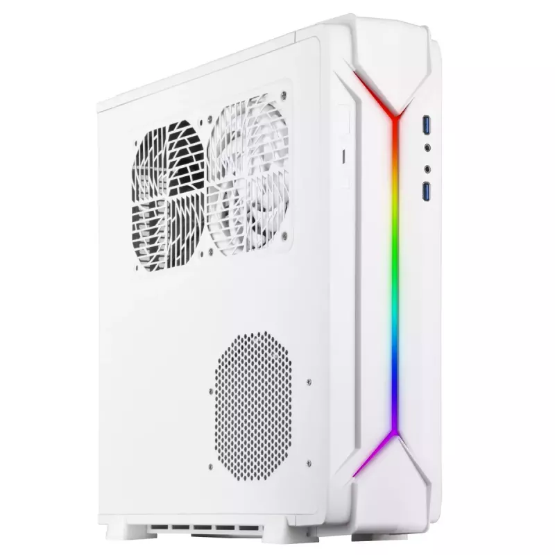 Korpusas SilverStone RVZ03-ARGB Desktop White